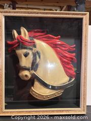 MaxSold Auction: Kenyon, Inc. Resin Carousel Horse Head Shadowbox - Ashland (Massachusetts, USA) PARTNER MANAGED Downsizing Online Auction - Old Connecticut Path