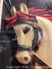MaxSold Auction: Kenyon, Inc. Resin Carousel Horse Head Shadowbox - Ashland (Massachusetts, USA) PARTNER MANAGED Downsizing Online Auction - Old Connecticut Path
