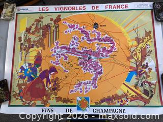 MaxSold Auction: Lot of 19 Vintage Printed Posters, approx. 22 x 34 in - Ashland (Massachusetts, USA) PARTNER MANAGED Downsizing Online Auction - Old Connecticut Path