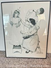 MaxSold Auction: Lot of 3 Framed Prints — Norman Rockwell & Skyline - Ashland (Massachusetts, USA) PARTNER MANAGED Downsizing Online Auction - Old Connecticut Path