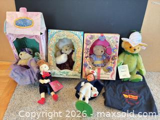 MaxSold Auction: Lot of 6 Collectible Plush Dolls & Bears (Muffy VanderBear, Steiff) - Ashland (Massachusetts, USA) PARTNER MANAGED Downsizing Online Auction - Old Connecticut Path