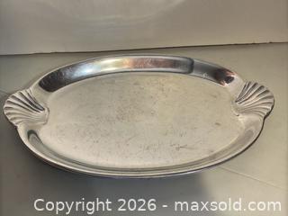 MaxSold Auction: Lot of Silver Plated Serving Pieces — Bucket, Trays, Platter, Tongs - Ashland (Massachusetts, USA) PARTNER MANAGED Downsizing Online Auction - Old Connecticut Path