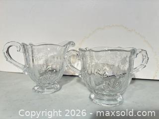 MaxSold Auction: Mixed Glassware Lot — Pressed, Cut, Hand-Blown & Carnival (8 pcs) - Ashland (Massachusetts, USA) PARTNER MANAGED Downsizing Online Auction - Old Connecticut Path