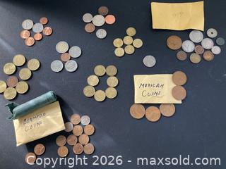 MaxSold Auction: Mixed Lot of World Coins — Approximately 45–60 Coins - Ashland (Massachusetts, USA) PARTNER MANAGED Downsizing Online Auction - Old Connecticut Path