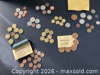MaxSold Auction: Mixed Lot of World Coins — Approximately 45–60 Coins - Ashland (Massachusetts, USA) PARTNER MANAGED Downsizing Online Auction - Old Connecticut Path