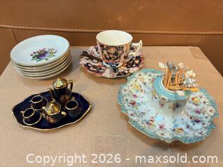 MaxSold Auction: Mixed Porcelain Tea & Dessert Plate Lot — Approx. 15+ Pieces - Ashland (Massachusetts, USA) PARTNER MANAGED Downsizing Online Auction - Old Connecticut Path