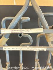 MaxSold Auction: Neon 'Lite' with 'OPEN' Sign, Red Border & Blue/White Text - Ashland (Massachusetts, USA) PARTNER MANAGED Downsizing Online Auction - Old Connecticut Path