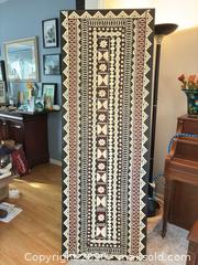 MaxSold Auction: Polynesian Tapa Bark Cloth Framed Wall Panel 26x72 - Ashland (Massachusetts, USA) PARTNER MANAGED Downsizing Online Auction - Old Connecticut Path