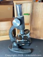 MaxSold Auction: Research Mark XI Compound Microscope with Slides & Accessories - Ashland (Massachusetts, USA) PARTNER MANAGED Downsizing Online Auction - Old Connecticut Path