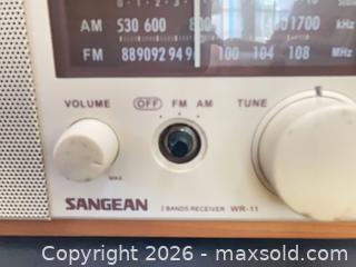 MaxSold Auction: Sangean WR-11 2-Band Tabletop AM/FM Radio Receiver - Ashland (Massachusetts, USA) PARTNER MANAGED Downsizing Online Auction - Old Connecticut Path