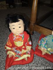 MaxSold Auction: Set of 5 Vintage Japanese-Style Ichimatsu Gofun Baby Dolls - Ashland (Massachusetts, USA) PARTNER MANAGED Downsizing Online Auction - Old Connecticut Path