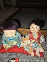 MaxSold Auction: Set of 5 Vintage Japanese-Style Ichimatsu Gofun Baby Dolls - Ashland (Massachusetts, USA) PARTNER MANAGED Downsizing Online Auction - Old Connecticut Path