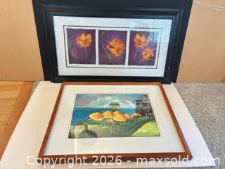 MaxSold Auction: Two Framed Limited-Edition Prints by S. Melin, and A. Meyer - Ashland (Massachusetts, USA) PARTNER MANAGED Downsizing Online Auction - Old Connecticut Path