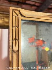 MaxSold Auction: Vintage Carved Wood Framed Wall Mirror, 22" x 11.5" - Ashland (Massachusetts, USA) PARTNER MANAGED Downsizing Online Auction - Old Connecticut Path