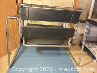 MaxSold Auction: Wassily/Bauhaus Style Chrome Tubular Lounge Chair, Black Straps - Ashland (Massachusetts, USA) PARTNER MANAGED Downsizing Online Auction - Old Connecticut Path
