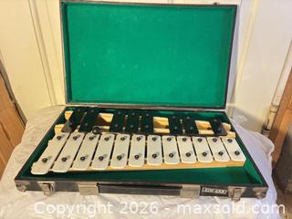 MaxSold Auction: ZIM-GAR Portable Glockenspiel / Student Metallophone in Case - Ashland (Massachusetts, USA) PARTNER MANAGED Downsizing Online Auction - Old Connecticut Path