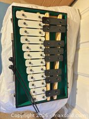 MaxSold Auction: ZIM-GAR Portable Glockenspiel / Student Metallophone in Case - Ashland (Massachusetts, USA) PARTNER MANAGED Downsizing Online Auction - Old Connecticut Path