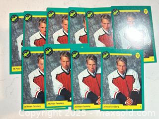 MaxSold Auction: 10X PETER FORSBERG 1991-92 Classic Draft Picks Rookie Card #5 Hall of Famer - Colorado Avalanche - Parker (Colorado, USA) SELLER MANAGED Commercial Liquidation Online Auction - Heritage Oak Drive