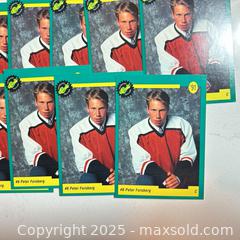MaxSold Auction: 10X PETER FORSBERG 1991-92 Classic Draft Picks Rookie Card #5 Hall of Famer - Colorado Avalanche - Parker (Colorado, USA) SELLER MANAGED Commercial Liquidation Online Auction - Heritage Oak Drive