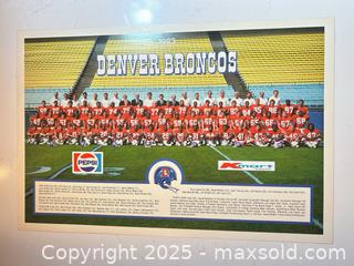 MaxSold Auction: 1983 Denver Broncos Team Photo - John Elway Rookie Year!  - Parker (Colorado, USA) SELLER MANAGED Commercial Liquidation Online Auction - Heritage Oak Drive