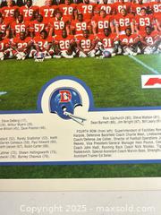 MaxSold Auction: 1983 Denver Broncos Team Photo - John Elway Rookie Year!  - Parker (Colorado, USA) SELLER MANAGED Commercial Liquidation Online Auction - Heritage Oak Drive