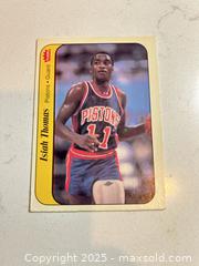MaxSold Auction: 1986 Fleer Sticker #10 ISIAH THOMAS Rookie Card Hall of Famer! - Parker (Colorado, USA) SELLER MANAGED Commercial Liquidation Online Auction - Heritage Oak Drive