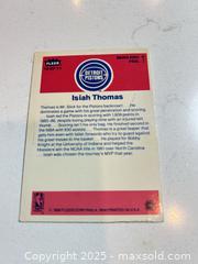 MaxSold Auction: 1986 Fleer Sticker #10 ISIAH THOMAS Rookie Card Hall of Famer! - Parker (Colorado, USA) SELLER MANAGED Commercial Liquidation Online Auction - Heritage Oak Drive