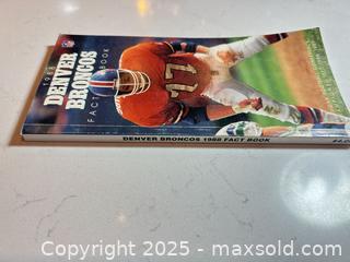 MaxSold Auction: 1988 DENVER BRONCOS Fact Book/ Media Guide / Press Book - Parker (Colorado, USA) SELLER MANAGED Commercial Liquidation Online Auction - Heritage Oak Drive