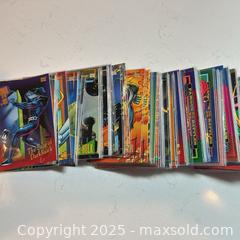 MaxSold Auction: 1993 Marvel Comics Skybox 149 Card Lot Feat. Ironman, Thanos, Loki, etc.  - Parker (Colorado, USA) SELLER MANAGED Commercial Liquidation Online Auction - Heritage Oak Drive