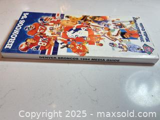 MaxSold Auction: 1994 DENVER BRONCOS Media Guide / Press Book - Parker (Colorado, USA) SELLER MANAGED Commercial Liquidation Online Auction - Heritage Oak Drive