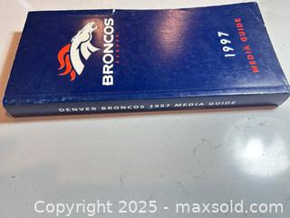 MaxSold Auction: 1997 DENVER BRONCOS Media Guide / Press Book - Parker (Colorado, USA) SELLER MANAGED Commercial Liquidation Online Auction - Heritage Oak Drive