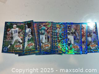 MaxSold Auction: 2001 Topps Football Super Bowl XXXV Complete Set - Galactic Refractor Rare Set - Peyton Manning - Parker (Colorado, USA) SELLER MANAGED Commercial Liquidation Online Auction - Heritage Oak Drive