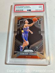 MaxSold Auction: 2019 Panini Prizm #257 CAMERON JOHNSON Graded ROOKIE CARD PSA 9 Mint - Denver Nuggets Superstar - Parker (Colorado, USA) SELLER MANAGED Commercial Liquidation Online Auction - Heritage Oak Drive