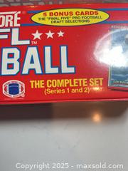 MaxSold Auction: 2X 1990 Score Football Sealed Complete Set - Series 1 and 2 - 660 Cards in each set! - Parker (Colorado, USA) SELLER MANAGED Commercial Liquidation Online Auction - Heritage Oak Drive