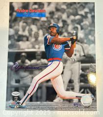 MaxSold Auction: ANDRE DAWSON Signed 8x10 Photo - Chicago Cubs Hall of Famer - Timeless Sports COA - Parker (Colorado, USA) SELLER MANAGED Commercial Liquidation Online Auction - Heritage Oak Drive