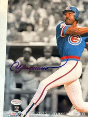 MaxSold Auction: ANDRE DAWSON Signed 8x10 Photo - Chicago Cubs Hall of Famer - Timeless Sports COA - Parker (Colorado, USA) SELLER MANAGED Commercial Liquidation Online Auction - Heritage Oak Drive