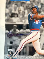 MaxSold Auction: ANDRE DAWSON Signed 8x10 Photo - Chicago Cubs Hall of Famer - Timeless Sports COA - Parker (Colorado, USA) SELLER MANAGED Commercial Liquidation Online Auction - Heritage Oak Drive