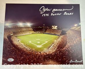 MaxSold Auction: ANDRE DAWSON Signed Mile High Stadium 1976 Denver Bears!  Hall of Famer - Rare Photo - Parker (Colorado, USA) SELLER MANAGED Commercial Liquidation Online Auction - Heritage Oak Drive