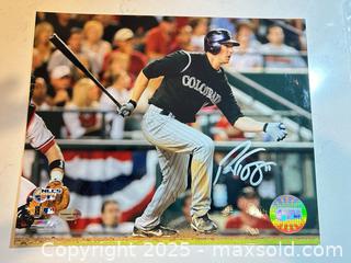 MaxSold Auction: BRAD HAWPE - Signed 8x10 Photo - Colorado Rockies - 2007 World Series   - Parker (Colorado, USA) SELLER MANAGED Commercial Liquidation Online Auction - Heritage Oak Drive