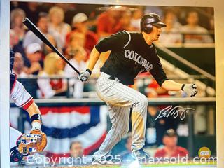 MaxSold Auction: BRAD HAWPE Autographed Colorado Rockies 16x20 Photograph - 2007 NL Champs! - Parker (Colorado, USA) SELLER MANAGED Commercial Liquidation Online Auction - Heritage Oak Drive