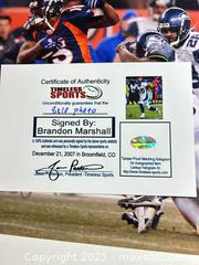 MaxSold Auction: BRANDON MARSHALL Signed 8x10 Photo — Denver Broncos    - Parker (Colorado, USA) SELLER MANAGED Commercial Liquidation Online Auction - Heritage Oak Drive