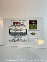 MaxSold Auction: BRANDON MARSHALL Signed Denver Broncos 11x14 Lithograph/Print  - Parker (Colorado, USA) SELLER MANAGED Commercial Liquidation Online Auction - Heritage Oak Drive