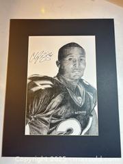 MaxSold Auction: Champ Bailey 11x14 Autographed Broncos Lithograph (Matted for Framing) Hall of Fame - Parker (Colorado, USA) SELLER MANAGED Commercial Liquidation Online Auction - Heritage Oak Drive