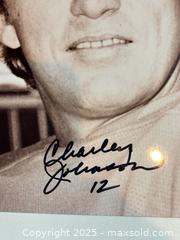 MaxSold Auction: CHARLEY JOHNSON Signed 8x10 Photo - Denver Broncos QB Legend Ring of Famer - Latitude Sports COA - Parker (Colorado, USA) SELLER MANAGED Commercial Liquidation Online Auction - Heritage Oak Drive
