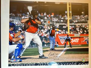 MaxSold Auction: CHRIS IANNETTA Autographed Colorado Rockies Future Game 16x20 Photograph - 2007 NL Champs! - Parker (Colorado, USA) SELLER MANAGED Commercial Liquidation Online Auction - Heritage Oak Drive