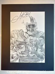 MaxSold Auction: CLINTON PORTIS Signed Miami Hurricanes 11x14 Lithograph/Print (Matted Print Ready for Framing) - Parker (Colorado, USA) SELLER MANAGED Commercial Liquidation Online Auction - Heritage Oak Drive