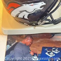 MaxSold Auction: Correll Buckhalter Autographed Denver Broncos Mini Helmet - Parker (Colorado, USA) SELLER MANAGED Commercial Liquidation Online Auction - Heritage Oak Drive
