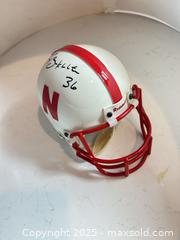 MaxSold Auction: Correll Buckhalter Autographed Nebraska Cornhuskers Mini Helmet - Parker (Colorado, USA) SELLER MANAGED Commercial Liquidation Online Auction - Heritage Oak Drive