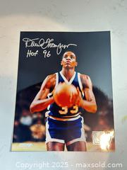 MaxSold Auction: DAVID THOMPSON Signed 8x10 Photo — Denver Nuggets Hall of Famer!    - Parker (Colorado, USA) SELLER MANAGED Commercial Liquidation Online Auction - Heritage Oak Drive