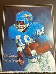 MaxSold Auction: Gale Sayers Univ. of Kansas Jayhawks Autographed 11x14 Lithograph "Kansas Comet" Hall of Fame - Parker (Colorado, USA) SELLER MANAGED Commercial Liquidation Online Auction - Heritage Oak Drive